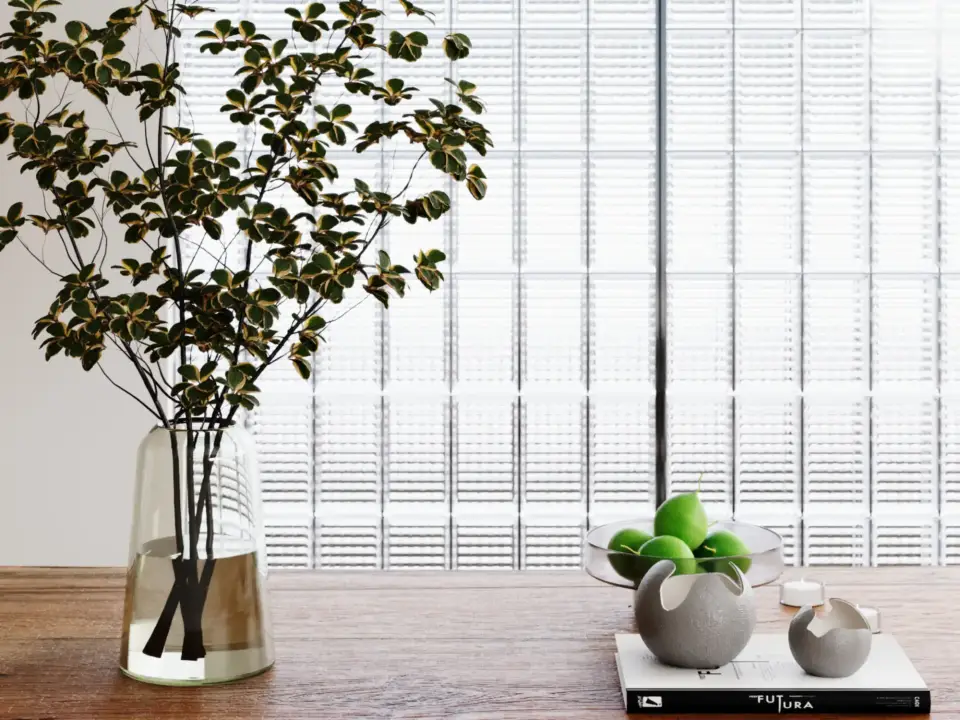 现代花瓶 植物 桌面摆件 摆件组合