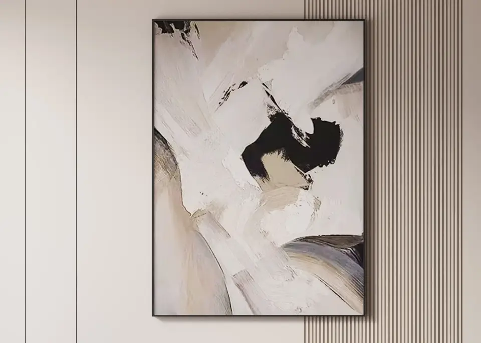 现代简约肌理挂画